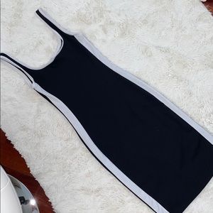 Black and white dress